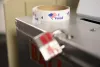 ‘I Voted’ stickers on top of a ballot box at the Marion County Clerk’s Office on Sept. 28, 2022.