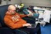 Brandon Wheeler sat in the chair that he slept in the night before in the emergency room where he waited for help for his