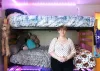 Southwestern Oregon Community College freshman Madysun Wilson in her dormitory room.