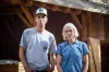 Ben Deumling of Zena Forest Products and his mother Sarah Deumling of Zena Woods.