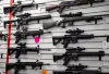 FEATURED IMAGE: Guns for rent at the Bellevue Indoor Gun Range on Monday, Aug. 22, 2022. The Washington Legislature has