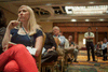 (Photo courtesy of IRE.)  IRE members listen intently to a talk given at an annual conference.