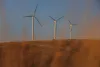 Wind turbines on a hill near Ellensburg, Wash., November 19, 2022. Lawmakers are proposing to use new revenue from
