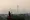 In 2020, Jennifer Dravage of Seattle photographs the wildfire smoke obscuring the skyline in a view from Seattle’s Kerry